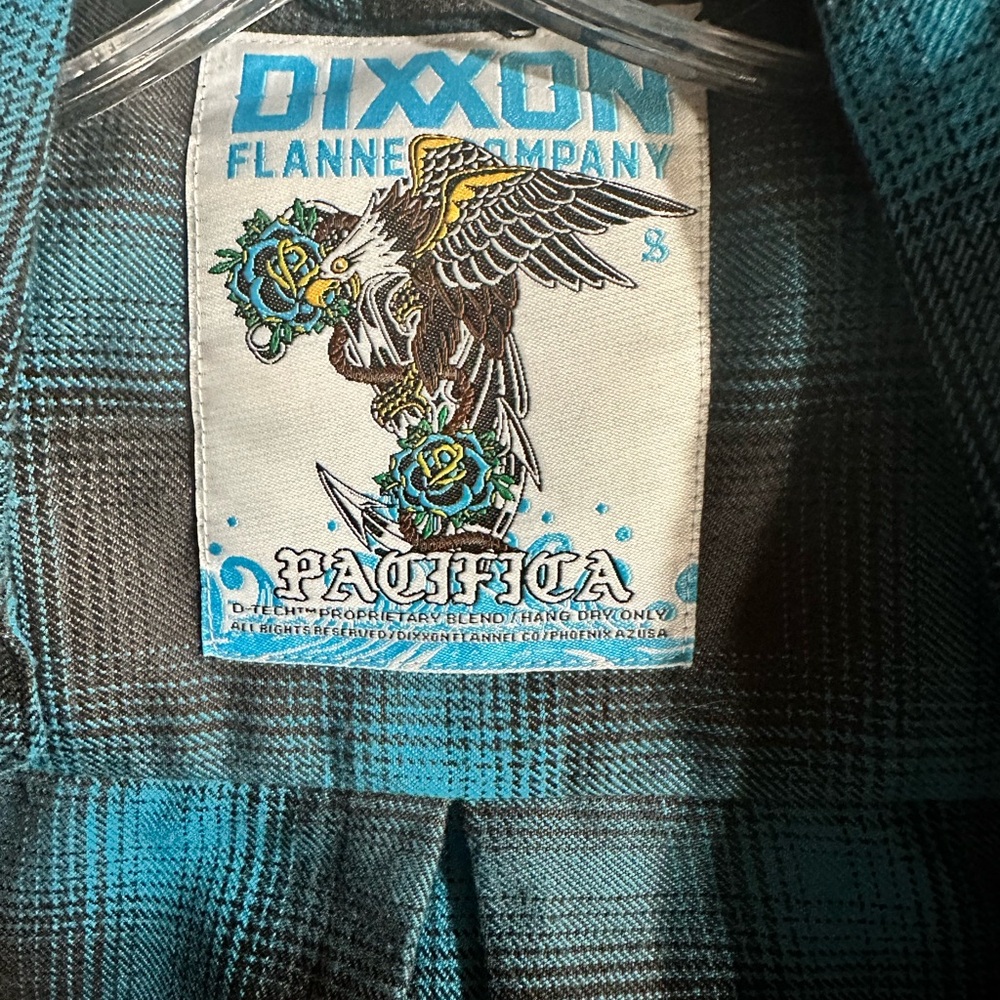 Dixxon The Pacifica Women’s Flannel EUC